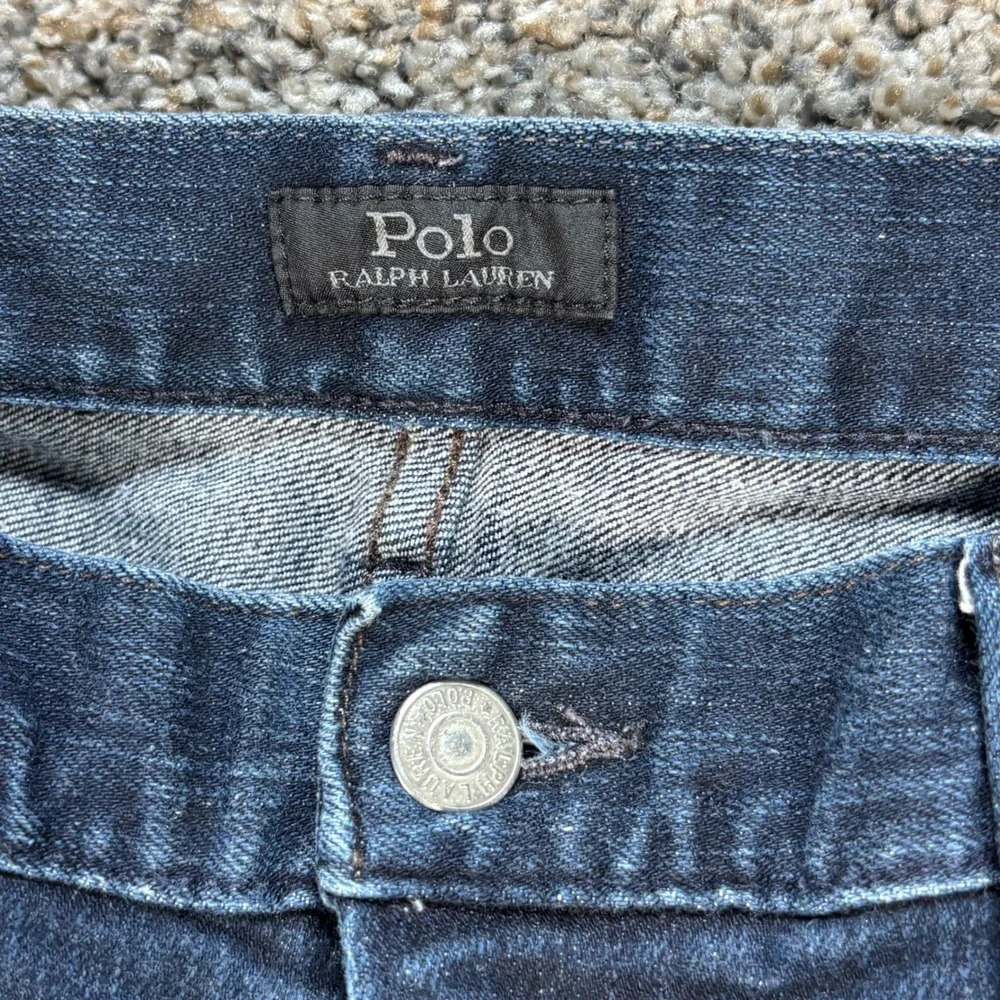 Polo Ralph Lauren Hampton Men's 34x30  Relaxed Straight Jeans Dark Wash Indigo